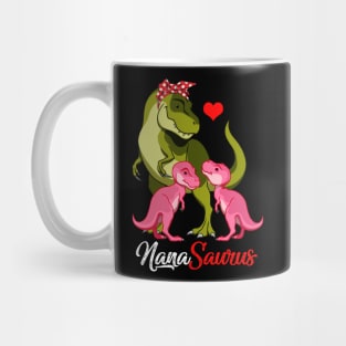 Nanasaurus T-Shirt T-rex Nana Saurus Dinosaur Mug